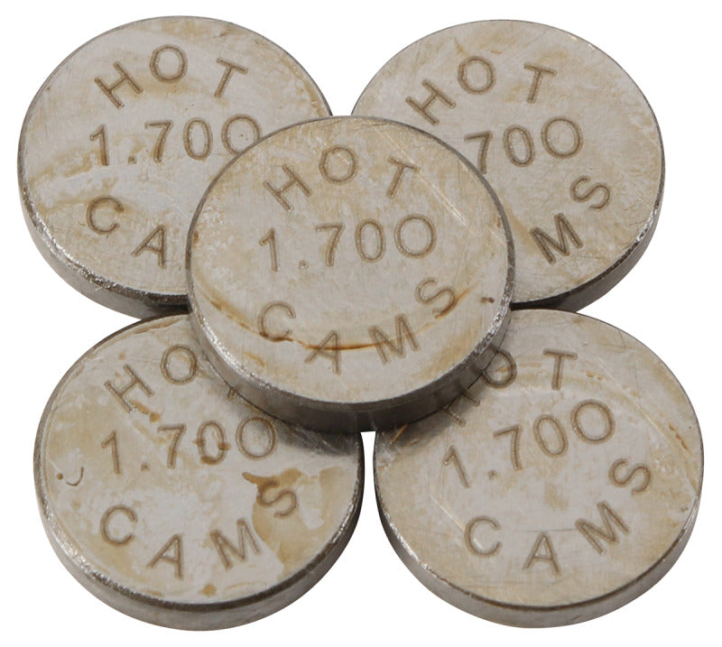Hot Cams Shim Kits 1.700mm Thickness - 5 Pack Valves Hot Cams