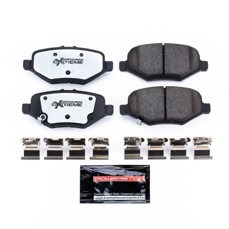 Power Stop 13-16 Ford Explorer Rear Z36 Truck & Tow Brake Pads w/Hardware Brake Pads - Performance PowerStop