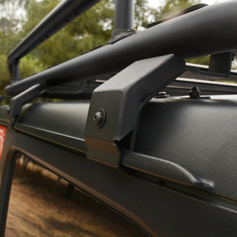 Go Rhino SRM Rack Rain Gutter Mount Kit - 4pc. (Mounts to Factory Rain Gutter/Drip Rail) Roof Rack Go Rhino