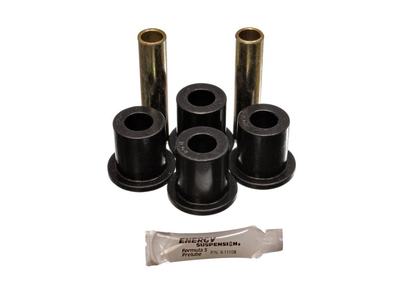 Energy Suspension Rr Spring Frame Shackle Kit - Black Bushing Kits Energy Suspension