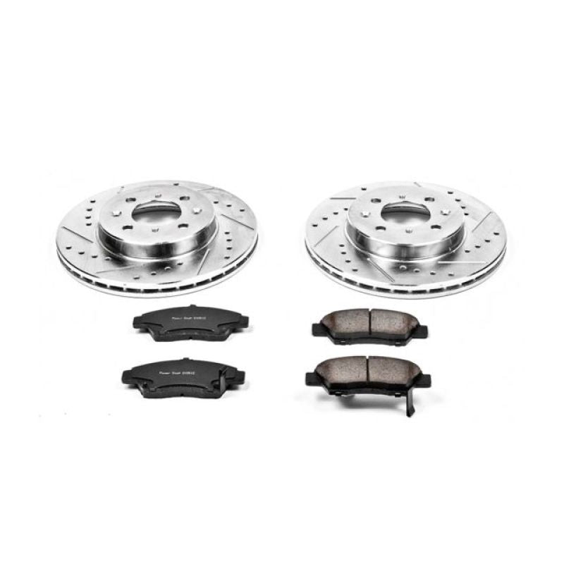 Power Stop 09-14 Honda Fit Front Z23 Evolution Sport Brake Kit Brake Kits - Performance D&S PowerStop