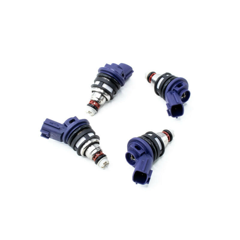 DeatschWerks Nissan G20 / SR20 / 240sx SR/KA 370cc Side Feed Injectors Fuel Injector Sets - 4Cyl DeatschWerks