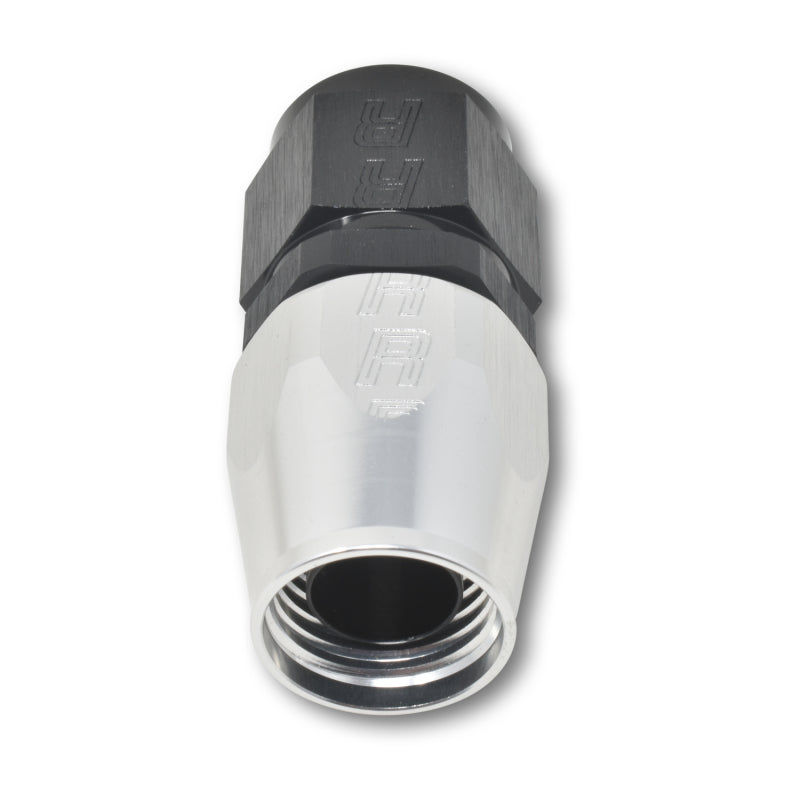 Russell Performance -16 AN Silver/Black Straight Full Flow Hose End Fittings Russell