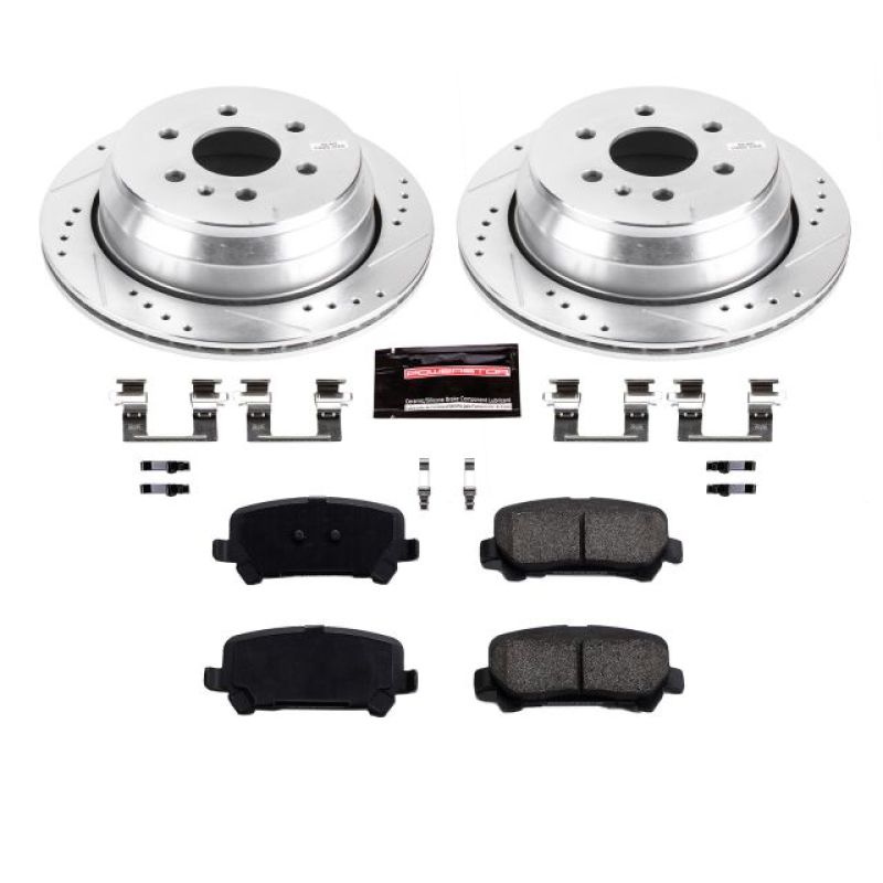 Power Stop 15-18 Chevrolet Colorado Rear Z23 Evolution Sport Brake Kit Brake Kits - Performance D&S PowerStop