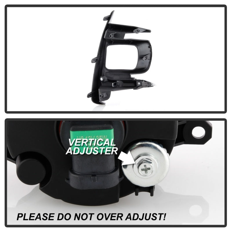 Spyder Toyota Sienna 2018-2019 OEM Fog Lights w/OEM Fit Switch - H8(Included) - Clear Fog Lights SPYDER