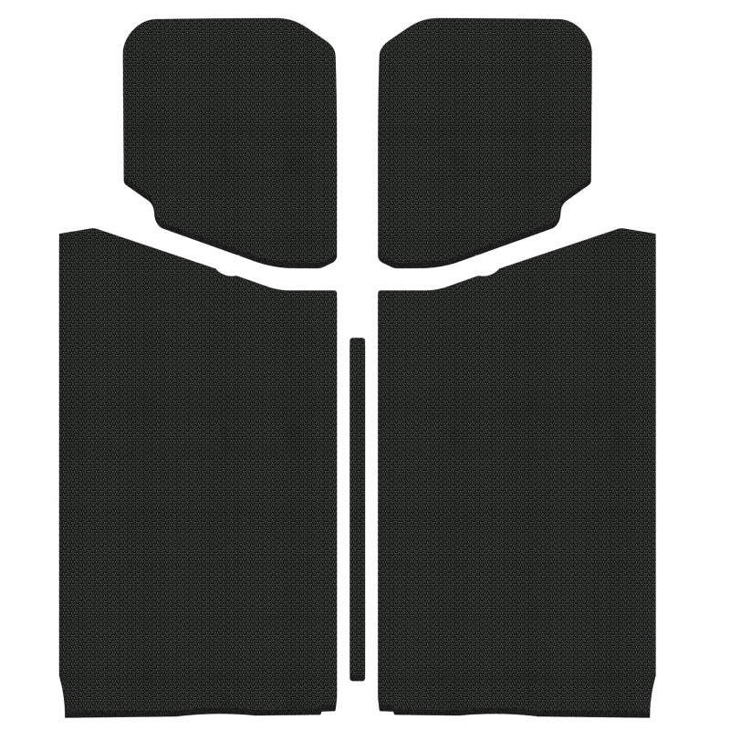 DEI 18-23 Jeep Wrangler JL 2-Door Boom Mat Headliner - 5 Piece - Black Hard Top Accessories DEI