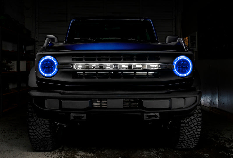 Oracle 2021 Ford Bronco Base Headlight LED Halo Kit - ColorSHIFT - w/ 2.0 Controller Headlights ORACLE Lighting