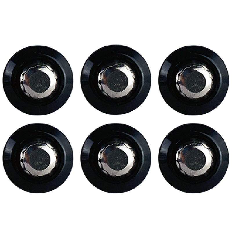 BLOX Racing New Fender Washers Kit M6 12pt - 6pc Large Diameter Black Hardware Kits - Other BLOX Racing