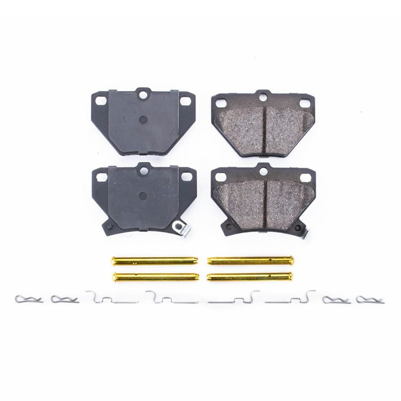 Power Stop 03-06 Pontiac Vibe Rear Z17 Evolution Ceramic Brake Pads w/Hardware Brake Pads - OE PowerStop