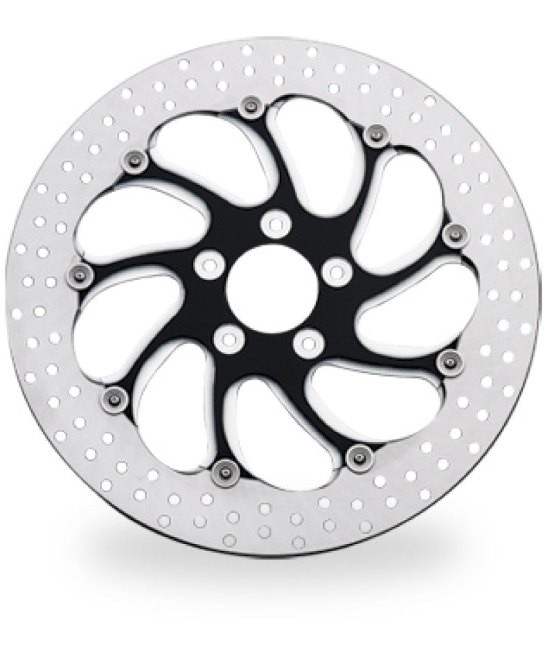 Performance Machine Disc/Carr 11.8 Torque Rr Right - Contrast Cut Platinum Brake Rotors - Drilled Performance Machine