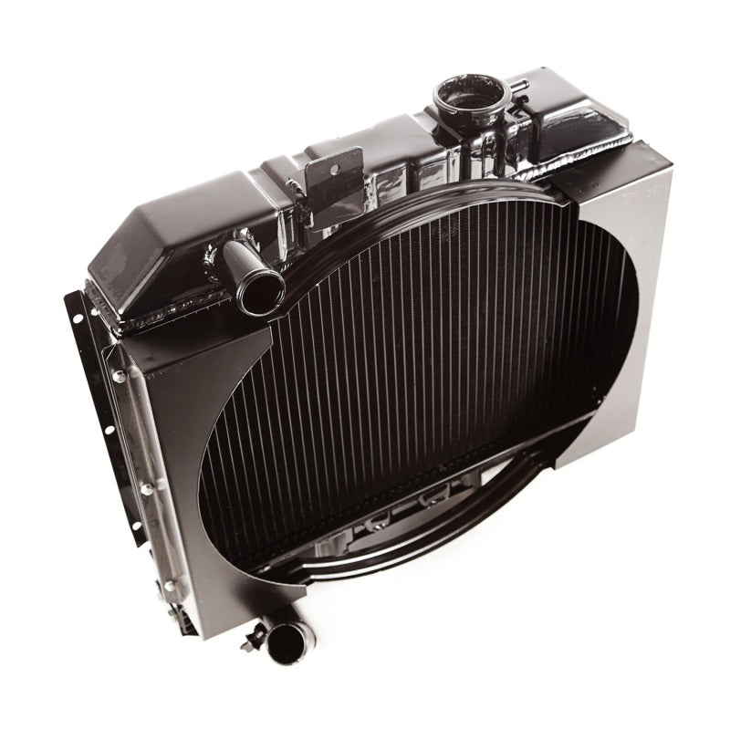 Omix Radiator w/ Fan Shroud 2 Row- 41-52 Willys Models Radiators OMIX