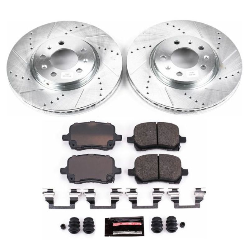 Power Stop 06-09 Pontiac Solstice Front Z23 Evolution Sport Brake Kit Brake Kits - Performance D&S PowerStop