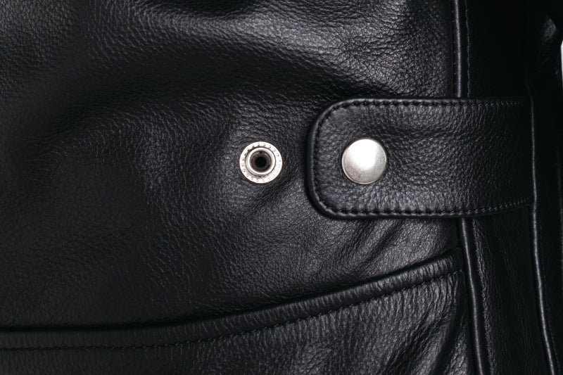 Kuryakyn Leather By River Road Ironclad Classic Leather Jacket Black Womens - Small Jackets - Leather Kuryakyn