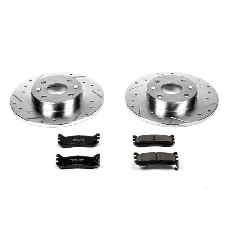 Power Stop 97-03 Ford Escort Rear Z23 Evolution Sport Brake Kit Brake Kits - Performance D&S PowerStop