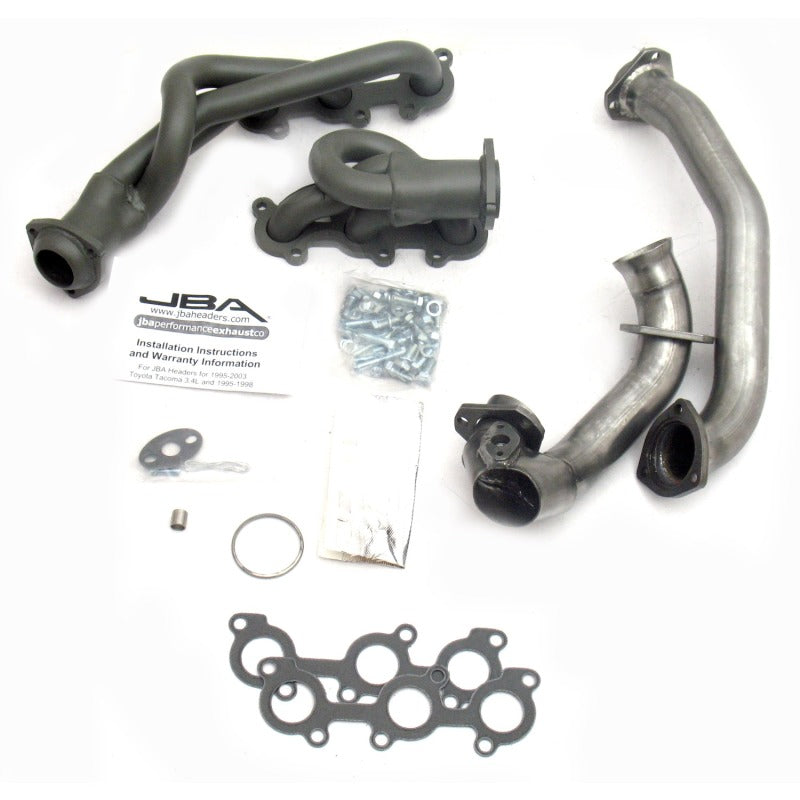 JBA 01-04 Toyota 3.4L V6 w/o EGR 1-1/2in Primary Ti Ctd Cat4Ward Header Headers & Manifolds JBA