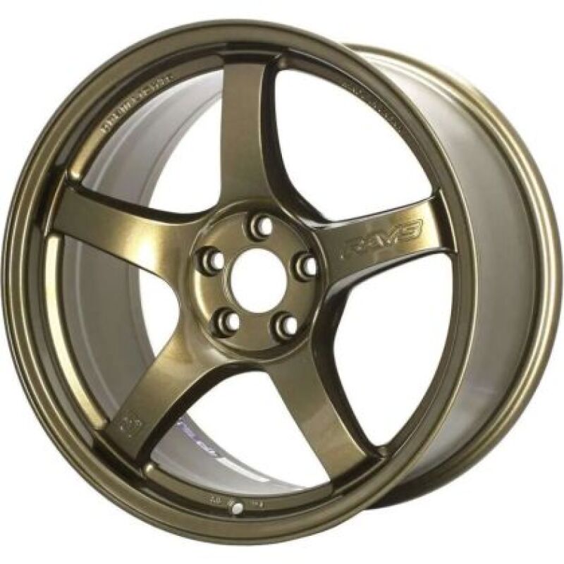 Gram Lights 57DR 18x9.5 +38 5x114.3 Almite Gold Wheel Wheels - Cast Gram Lights