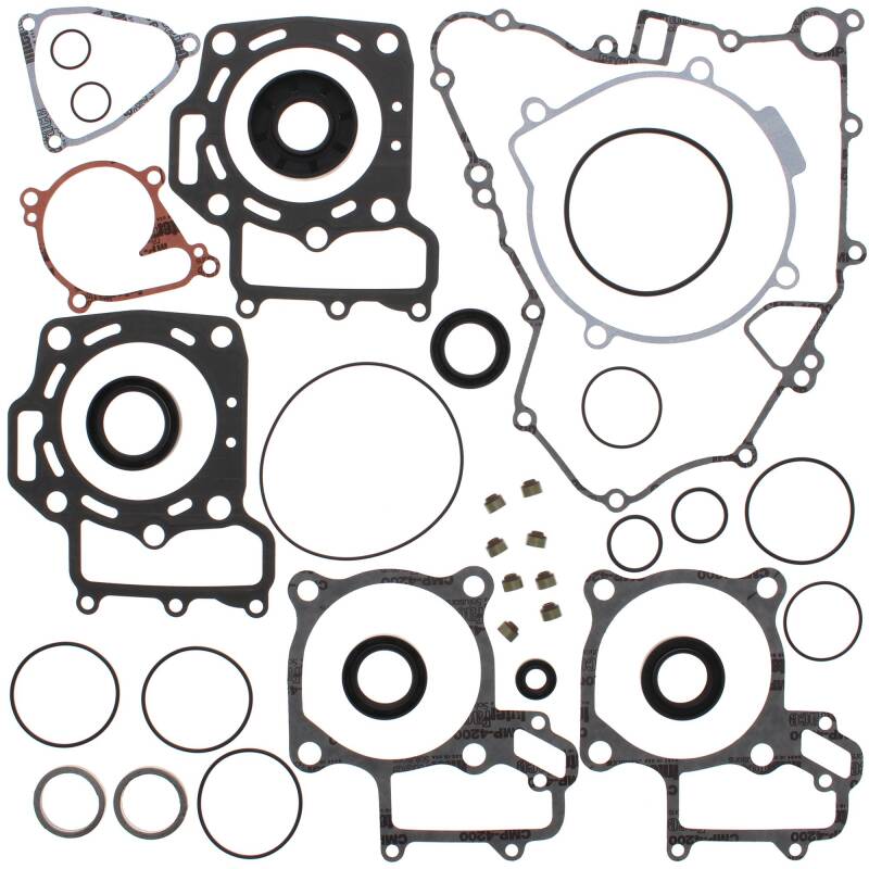 Vertex Gaskets 04-09 Kawasaki KFX 700 V-Force Complete Gasket Kit w/ Oil Seals Engine Hardware Vertex Pistons