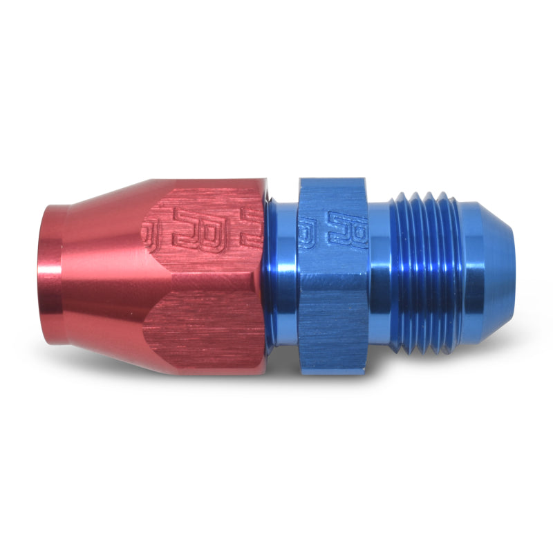Russell Performance Red/Blue -8 AN Male 37 Degree to 1/2in Aluminum Tube Aluminum Tubing Russell