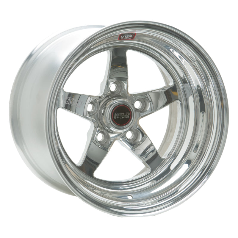 Weld S71 15x4 / 5x4.75 BP / 2.5in. BS Polished Wheel (Low Pad) - Non-Beadlock Wheels - Forged Weld