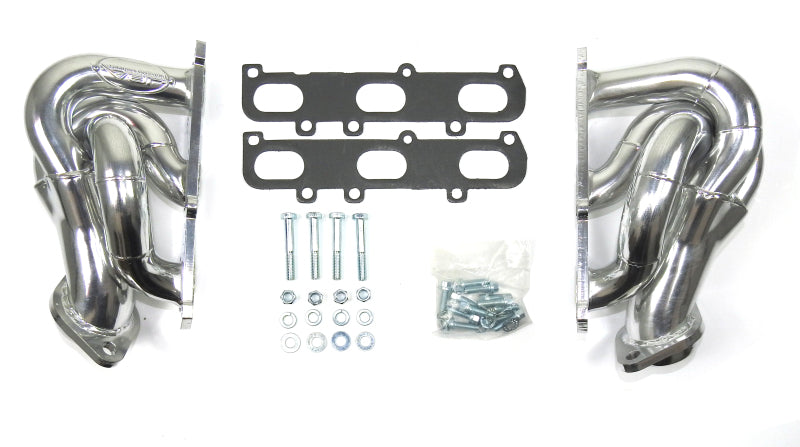 JBA 11-17 Ford F-150 3.5/3.7L V6 1-5/8in Primary Silver Ctd Cat4Ward Header Headers & Manifolds JBA