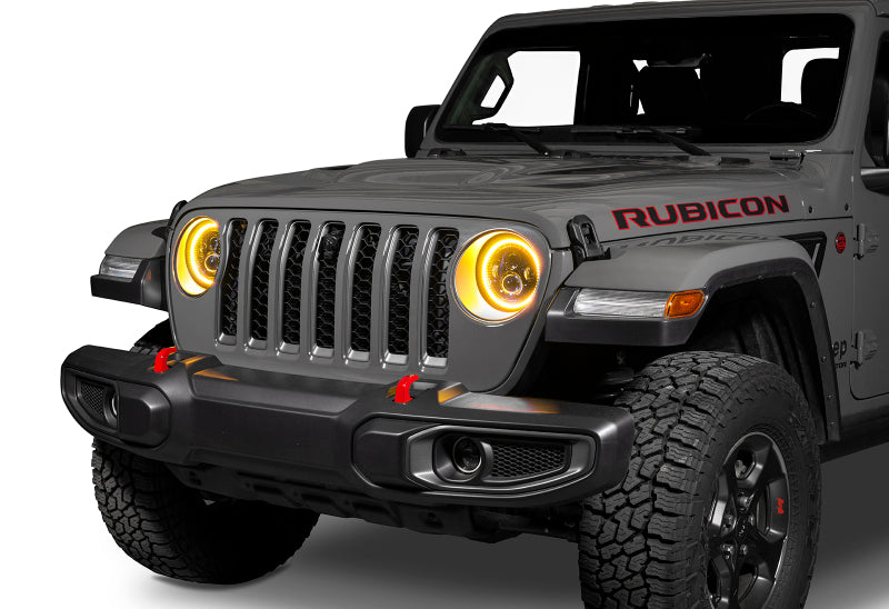 Oracle Jeep Wrangler JL/Gladiator JT 7in. High Powered LED Headlights (Pair) - Dynamic Headlights ORACLE Lighting