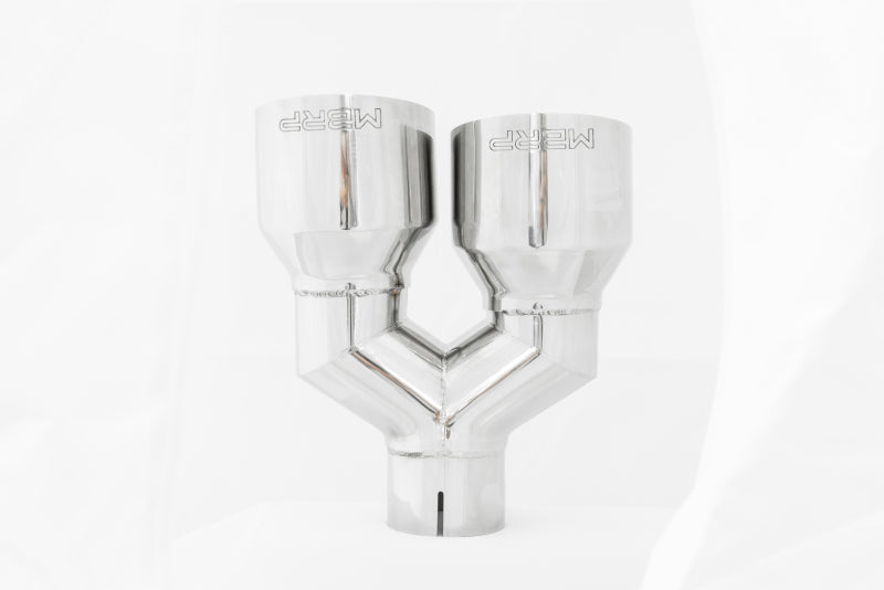 MBRP Universal T304 SS Dual Tip 4in OD/2.5in Inlet Tips MBRP