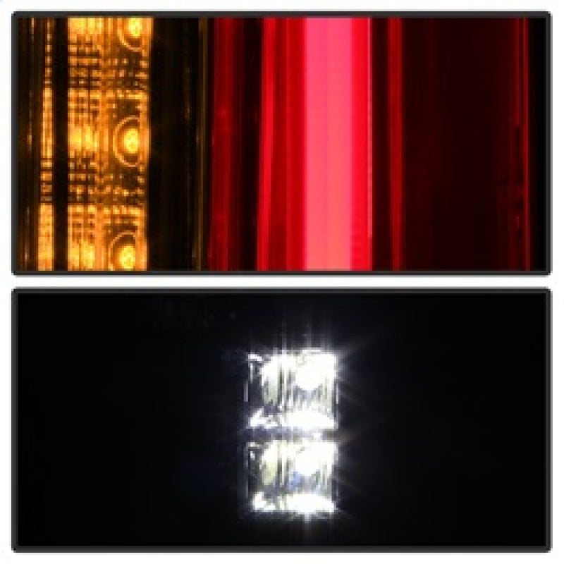 xTune GMC Yukon 15-17 LED Tail Lights (Escalade Style) - Black ALT-JH-GY15-2IN1LED-BK Tail Lights SPYDER