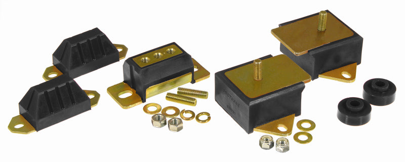 Prothane 76-86 Jeep CJ5/7/8 Drivetrain Kit - Black Bushing Kits Prothane