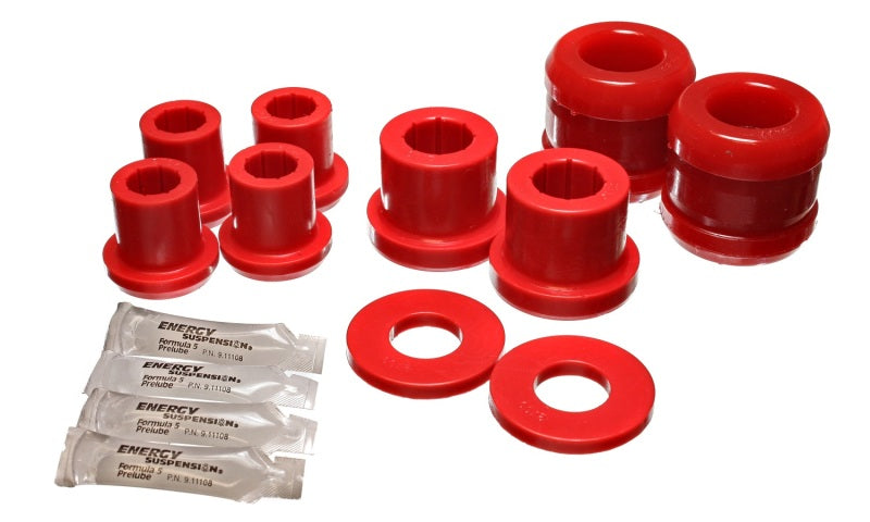 Energy Suspension 04-07 Mazda RX8 Red Front Control Arm Bushing Set Bushing Kits Energy Suspension