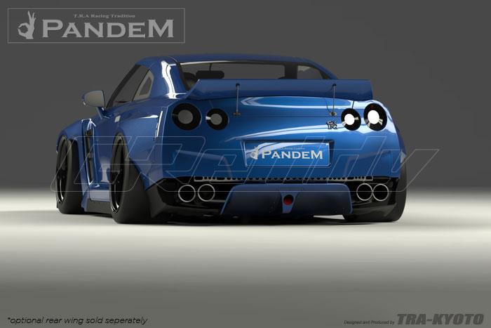 GReddy Nissan GTR R35 Version 2 Pandem X Rocket Bunny Rear Under Diffuser Diffusers GReddy