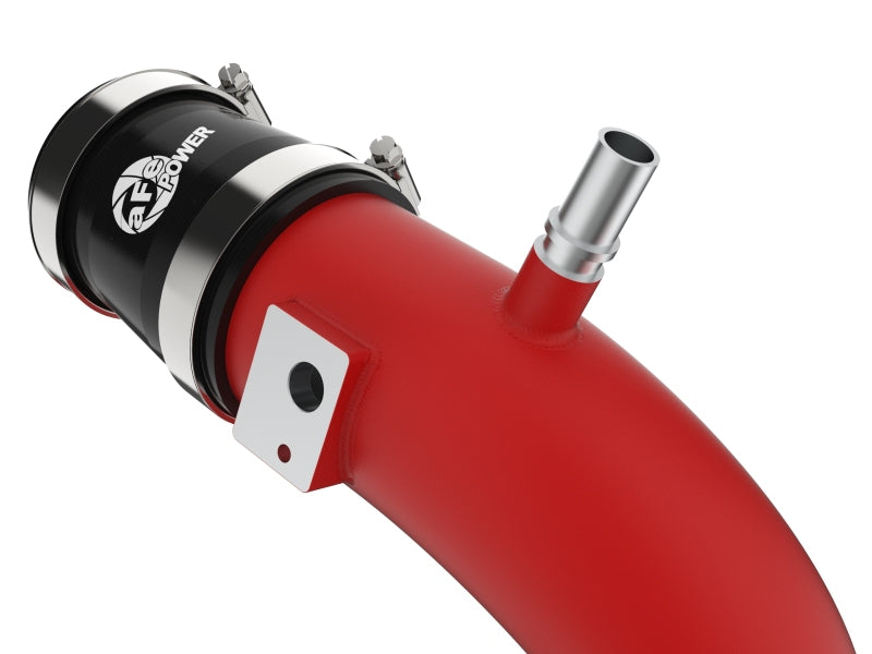 aFe 22-24 Ford Bronco Raptor BladeRunner Aluminum Hot and Cold Charge Pipe Kit Red Intercoolers aFe