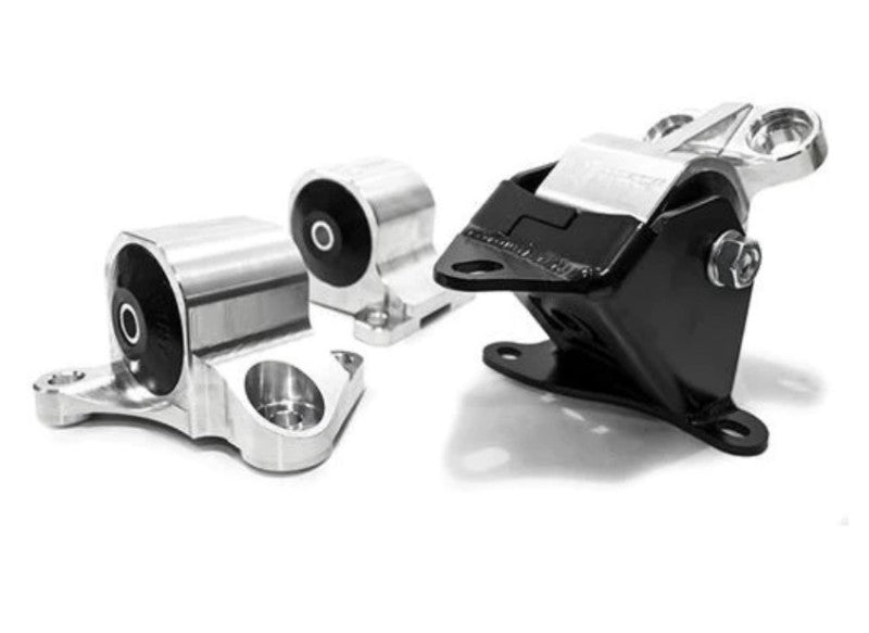Innovative 96-00 Civic B/D Series Black Aluminum Mounts Solid Bushings (2 Bolt) Engine Mounts Innovative Mounts
