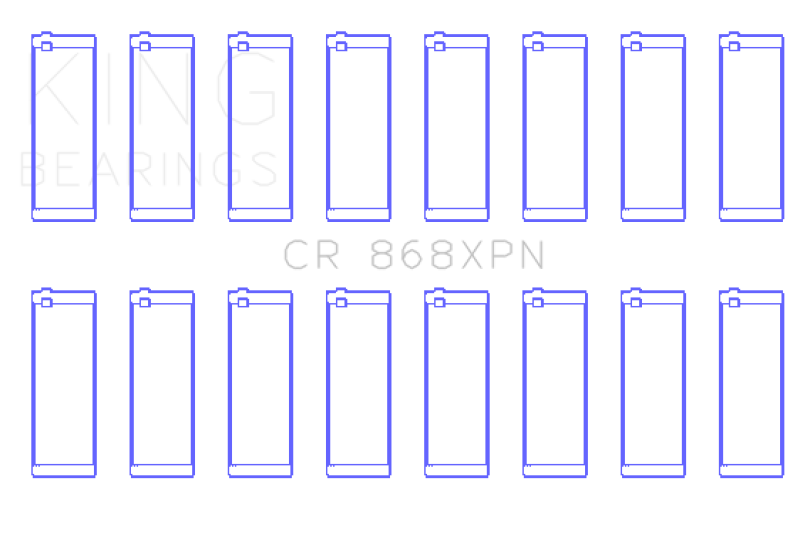 King Engine Bearings Ford Prod V8 4.6L/5.4L Performance Rod Bearing Set - Size STD Bearings King Engine Bearings