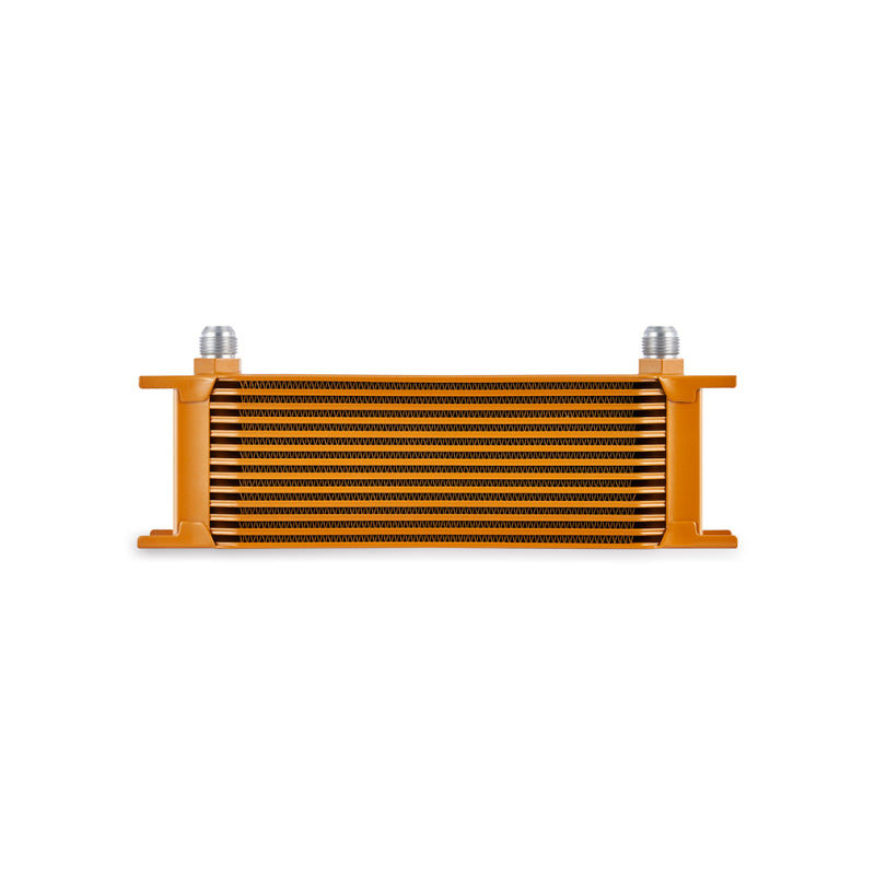 Mishimoto Universal 13-Row Oil Cooler Gold Oil Coolers Mishimoto