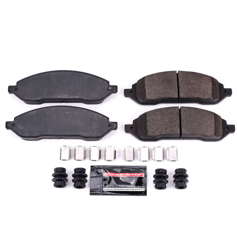 Power Stop 04-07 Ford Freestar Front Z23 Evolution Sport Brake Pads w/Hardware Brake Pads - Performance PowerStop