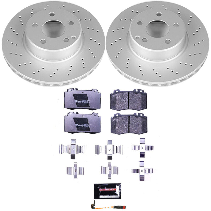Power Stop 03-06 Mercedes-Benz CL500 Front Euro-Stop Brake Kit Brake Kits - OE PowerStop
