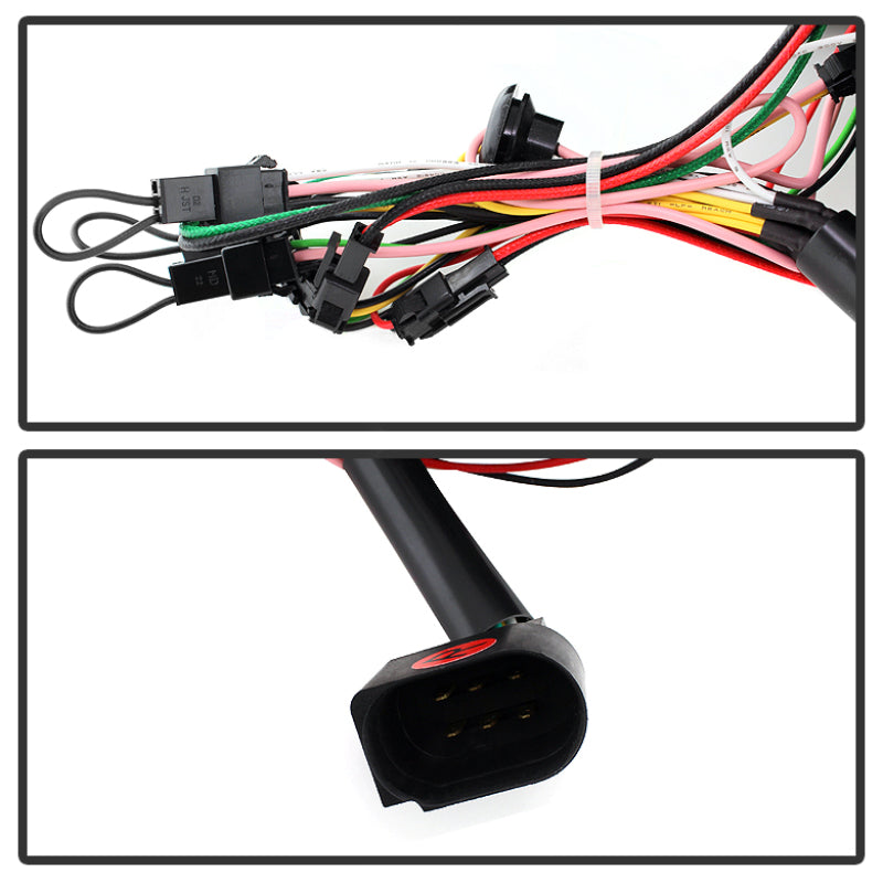 Spyder Audi TT 07-12 LED Tail Lights Black ALT-YD-ATT07-LED-BK Tail Lights SPYDER