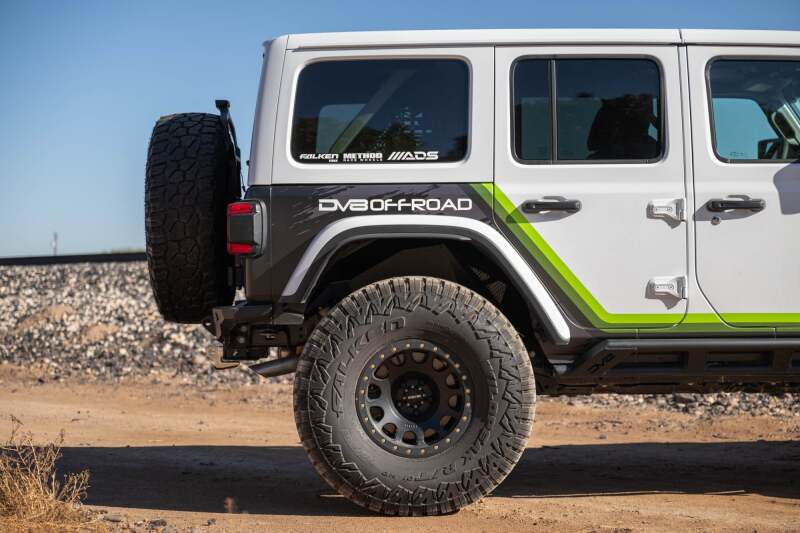 DV8 Offroad 18-24 Jeep Wrangler JL Rear Inner Fenders Wheel Well Liners DV8 Offroad