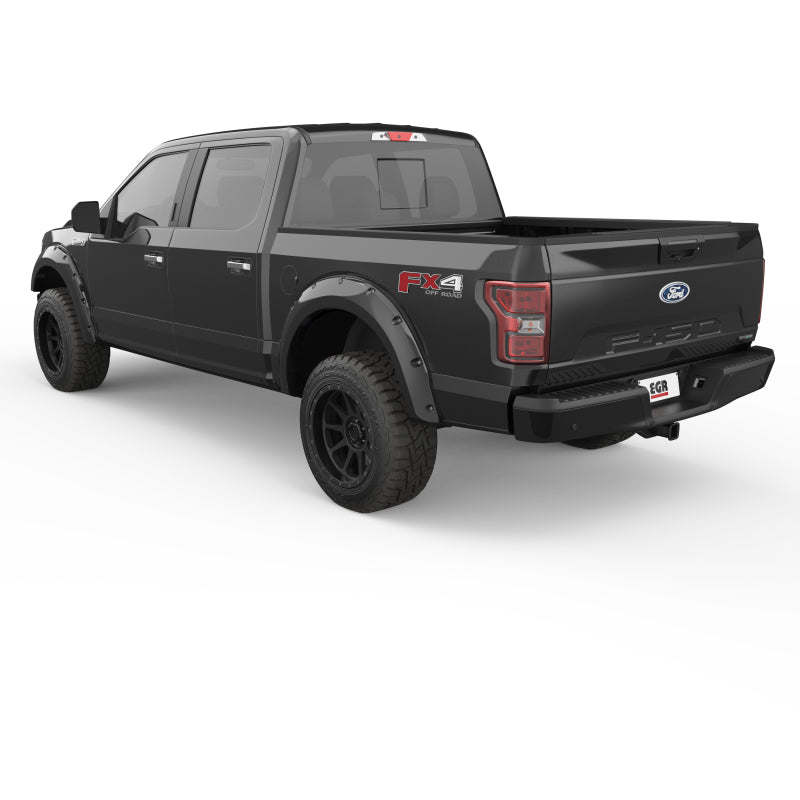 EGR 2018 Ford F150 Bolt-On Look Color Match Fender Flares - Set - Shadow Black Fender Flares EGR