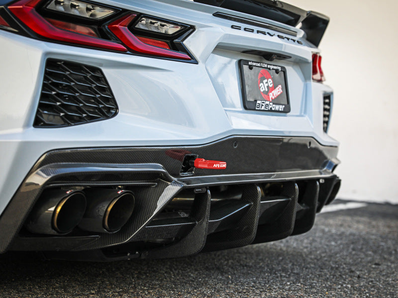 AFE 20-24 Chevrolet C8 Corvette Rear Tow Hook - Red Tow Hooks aFe