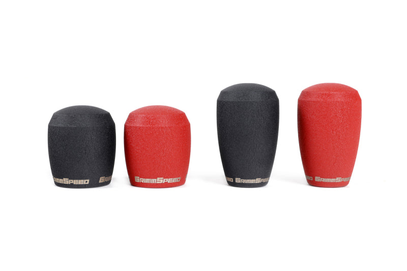 GrimmSpeed Shift Knob Stainless Steel - Subaru 5 Speed and 6 Speed Manual Transmission - Black Shift Knobs GrimmSpeed