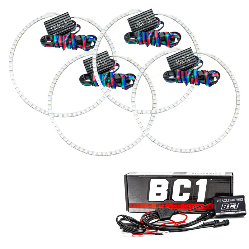 Oracle Jeep Grand Cherokee 05-10 Halo Kit - ColorSHIFT w/ BC1 Controller Headlights ORACLE Lighting