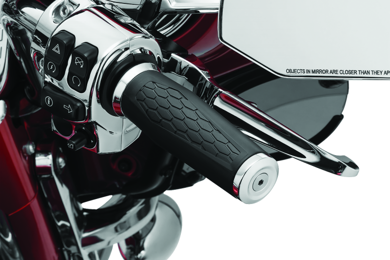 Kuryakyn Hex Grips Thottle-By-Wire Chrome Bolts Kuryakyn