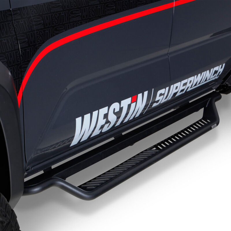 Westin 24-26 Toyota Tacoma DC Outlaw Drop Running Boards - Tex. Blk Running Boards Westin