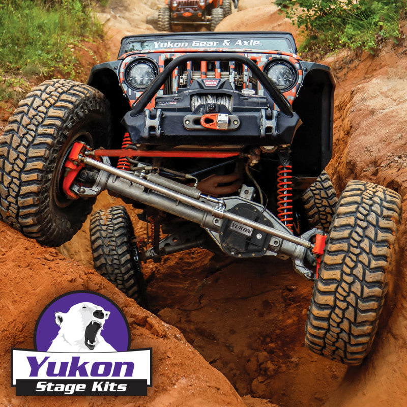 Yukon Master Overhaul Kit Stage 3 Jeep Re-Gear Kit w/Covers Front Axles for Dana 30/44 4.88 Ratio Differential Overhaul Kits Yukon Gear & Axle