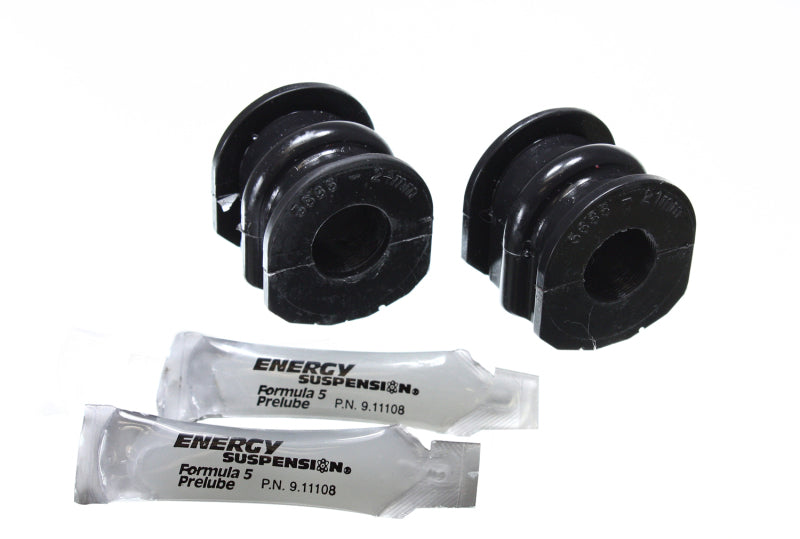 Energy Suspension 03-07 Infiniti G-35 Coupe RWD / 02-09 350Z Black 21mm Rear Sway Bar Frame Bushings Bushing Kits Energy Suspension