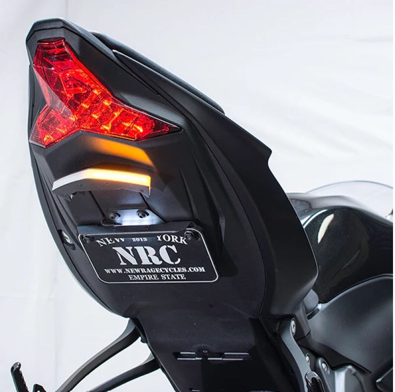 New Rage Cycles 2024 Kawasaki ZX-6R Fender Eliminator Kit Tucked w/Load EQ Lights Corner New Rage Cycles