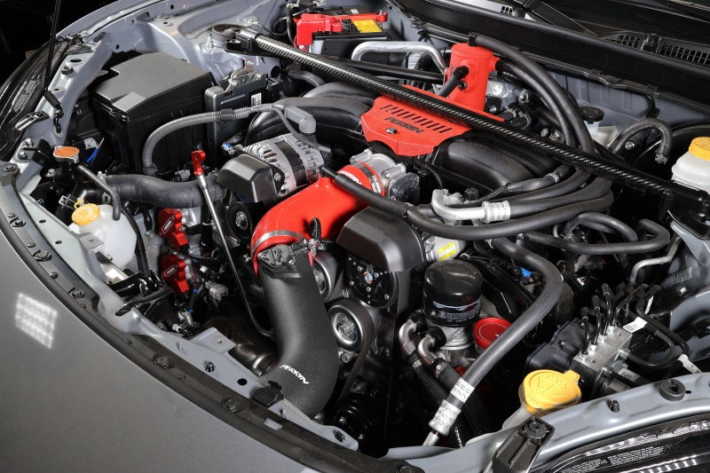 PERRIN 22-25 Subaru BRZ / Toyota GR86 Inlet Hose - Red Hoses Perrin Performance