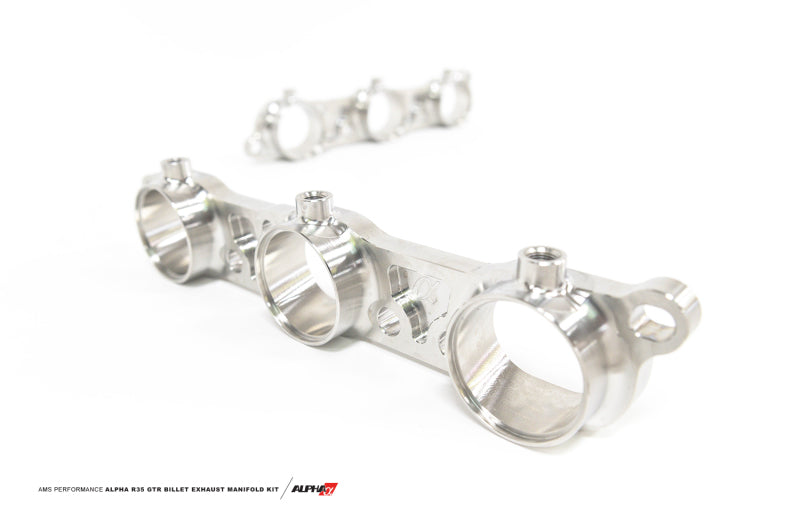 AMS Performance 2009+ Nissan R35 GT-R Billet Exhaust Manifold Flange Kit Exhaust Hardware AMS