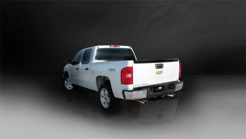 Corsa 2007-2008 Chevrolet Silverado Crew Cab/Short Bed 1500 5.3L V8 Polished Sport Cat-Back Exhaust Catback CORSA Performance